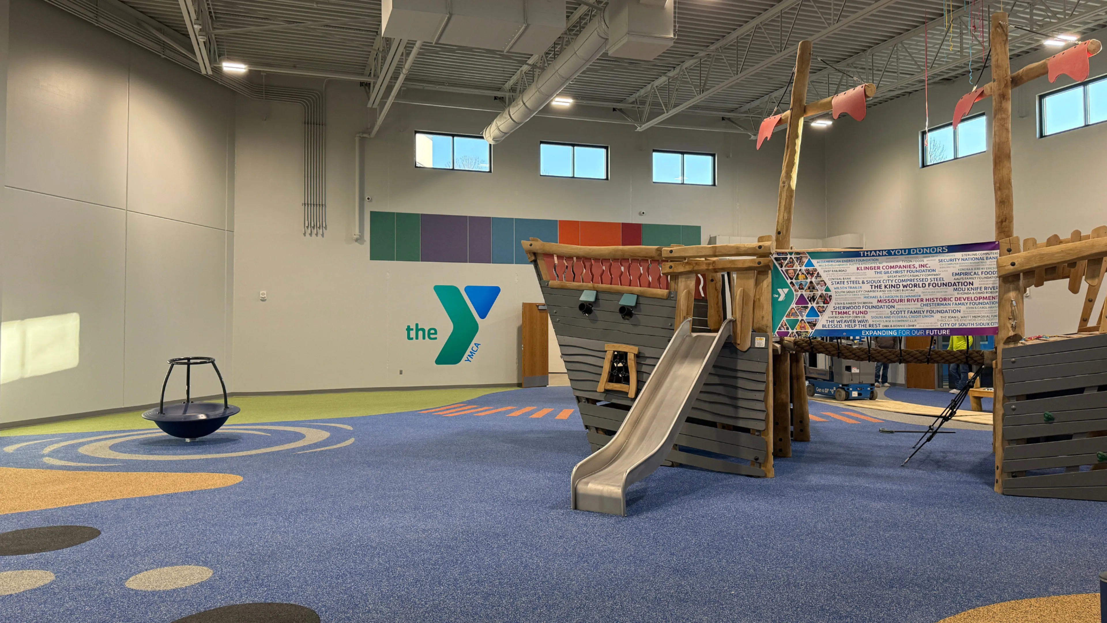 Explorer's Cove Indoor Playground in the YMCA Youth Development Center