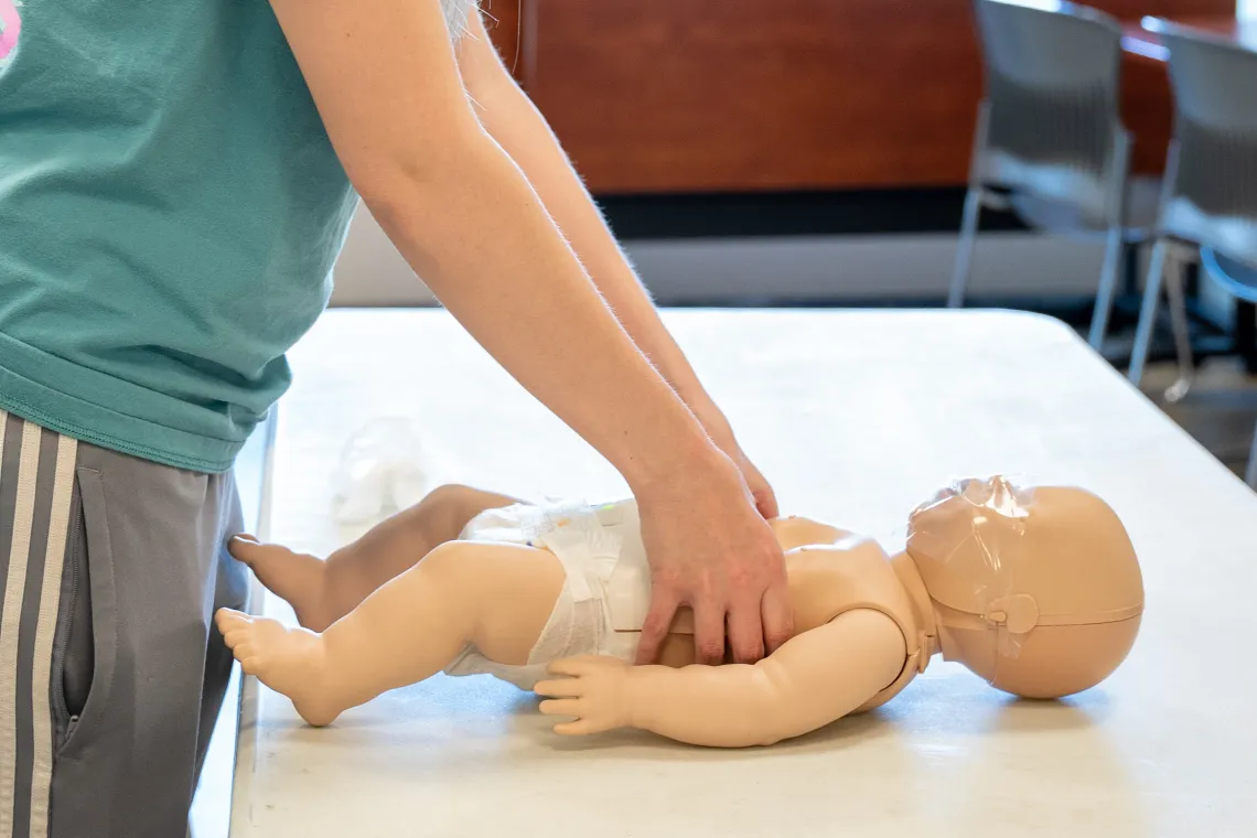 Infant CPR and AED Training